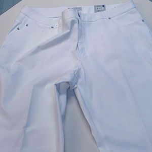 NWT Laura Ashley White Jeans, Size 22w